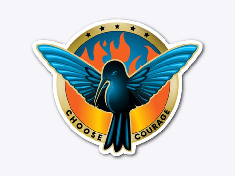 Choose Courage Sticker